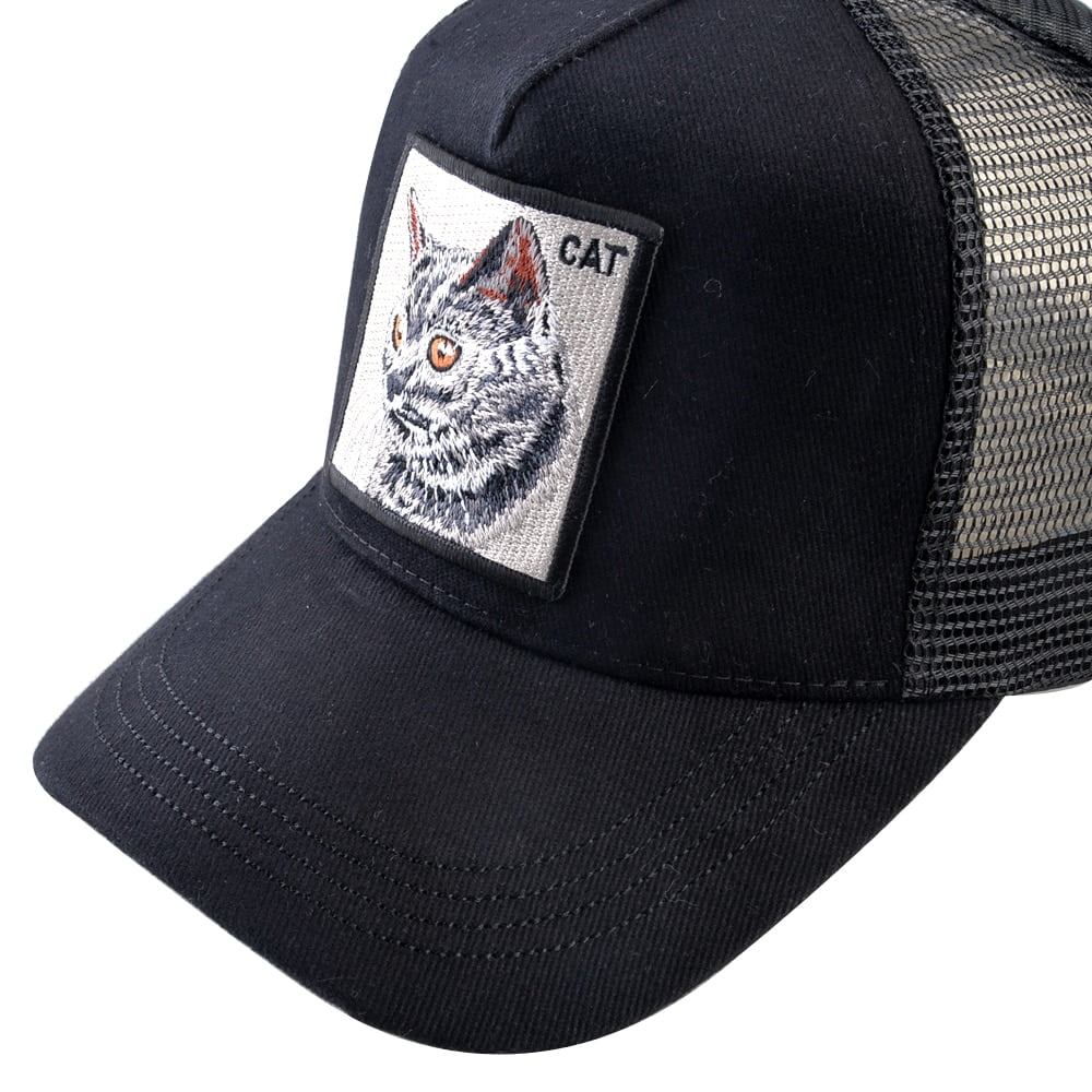 Casual Cotton Snapback caps for men Spring summer Baseball cap Tabby cat Embroidered Hip Hop Hat women sun Visor Trucker bone