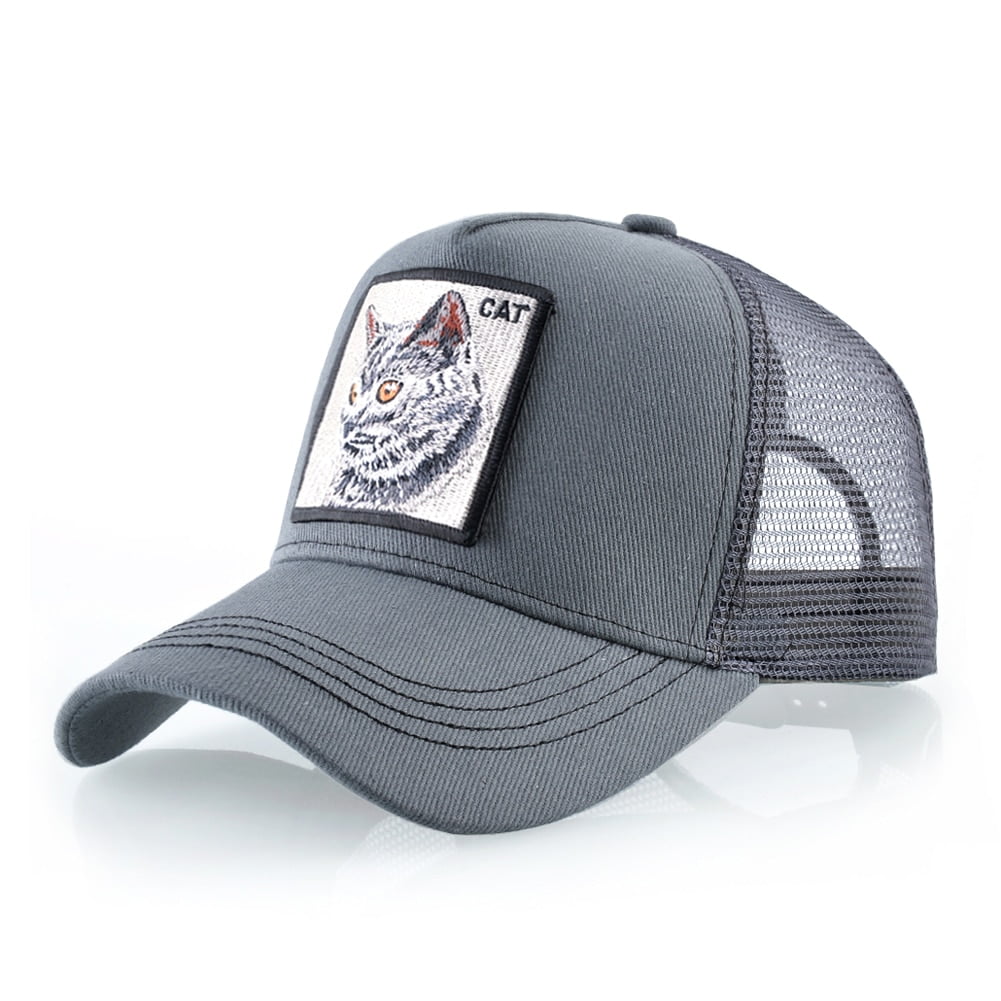 Casual Cotton Snapback caps for men Spring summer Baseball cap Tabby cat Embroidered Hip Hop Hat women sun Visor Trucker bone