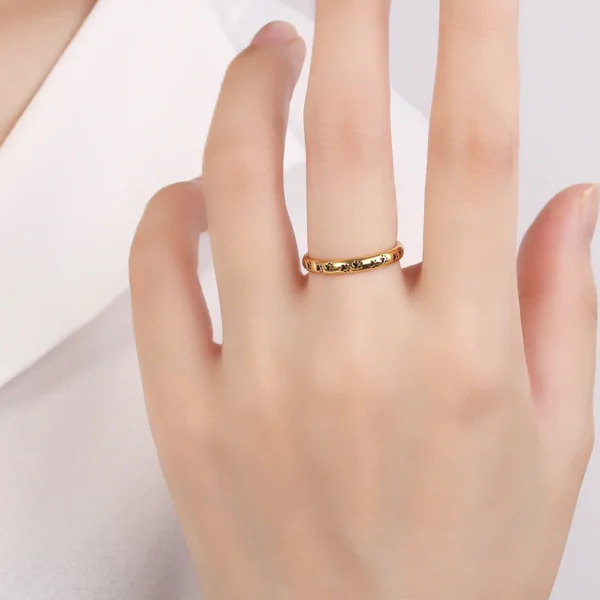 Cute Cat Pawprints Ring