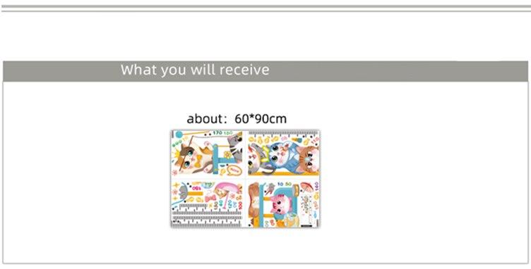 KittyCat Wall Height Chart Decal KittyCat Wall Height Chart Decal