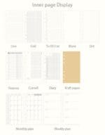 Loose Leaf Notebook Refill for Spiral Binder