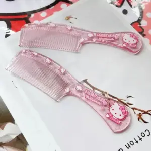 Cute Plastic Hello Kitty Girl's Hair Comb