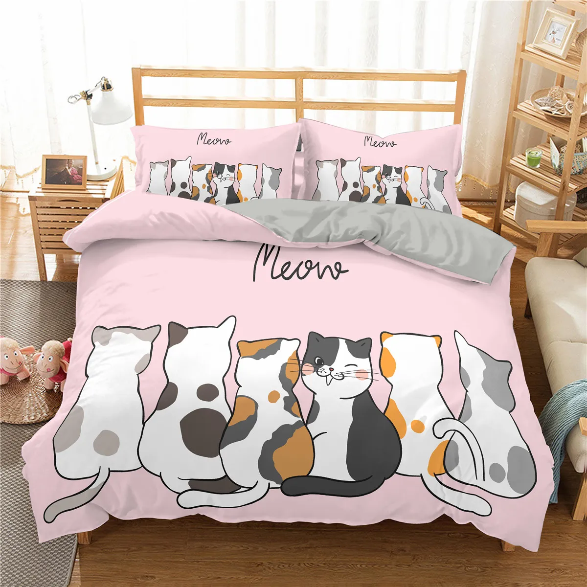 Kitty Cat Duvet Set - 2/3pcs