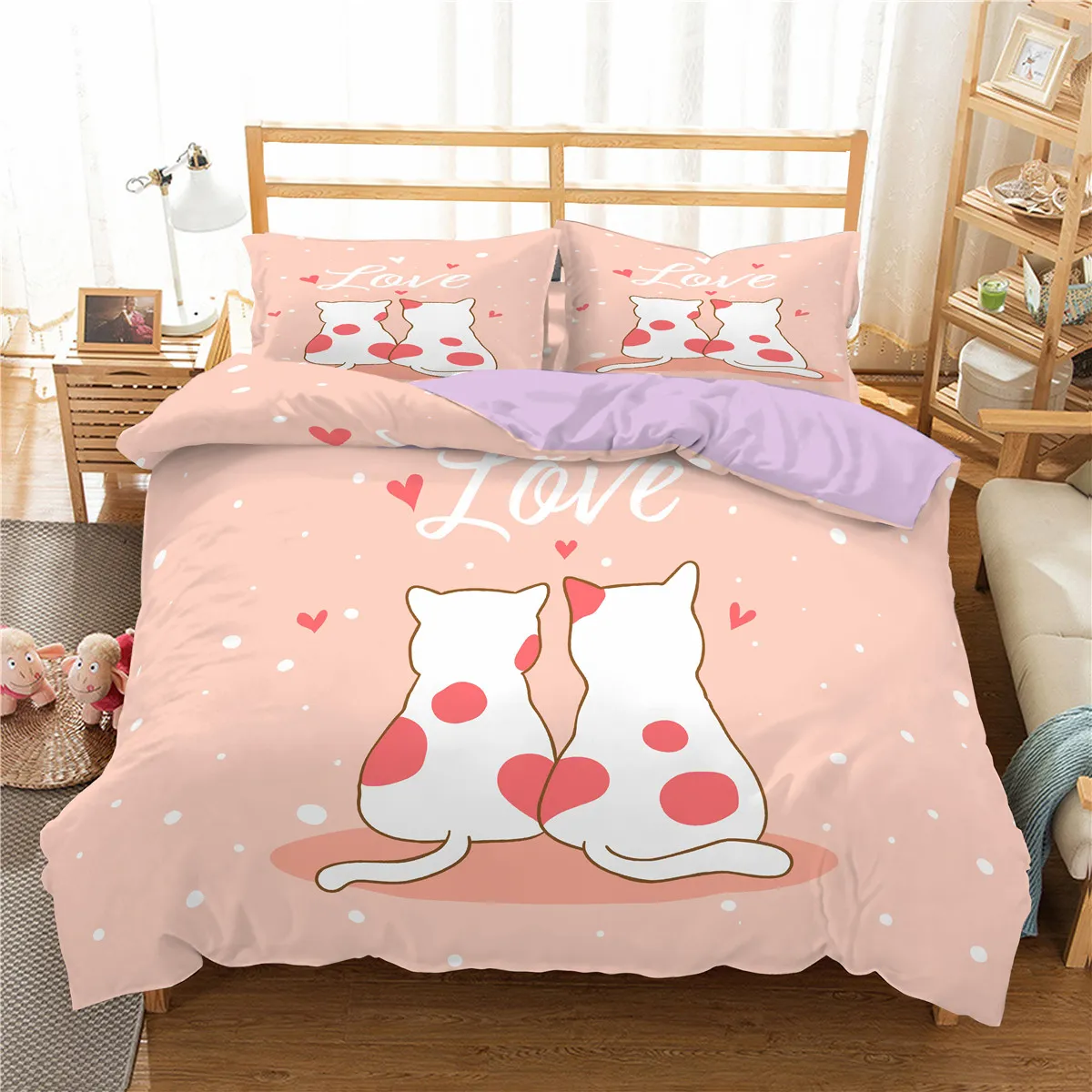 Kitty Cat Duvet Set - 2/3pcs