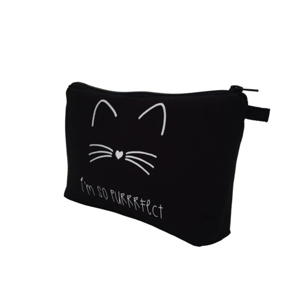 Purrfect Cat Makeup Bag