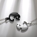 Couple Cat Designed Necklace