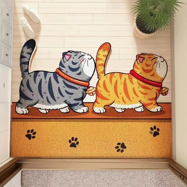 Cute Cat Entrance Door Mat