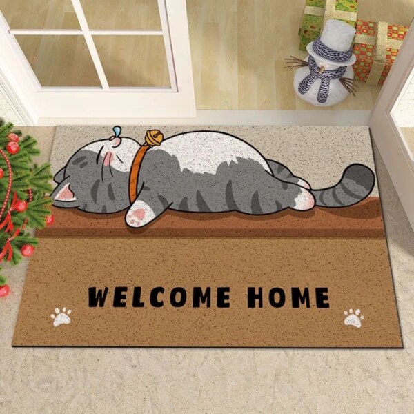 Cute Cat Entrance Door Mat