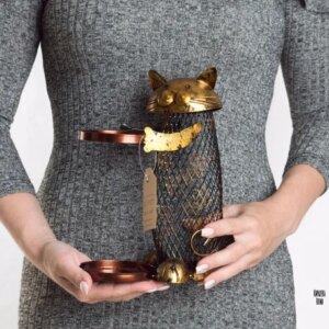 Funky Cat Wine Holder