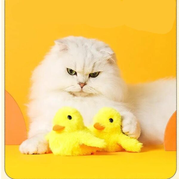 Cute Flapping Duck Cat Toy