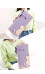 Ladies Cute Cat Wallets