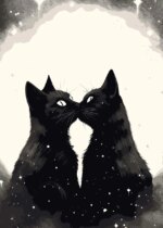 Cute Cat Canvas Paintings