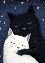 Cute Cat Canvas Paintings