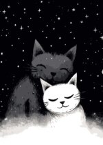 Cute Cat Canvas Paintings