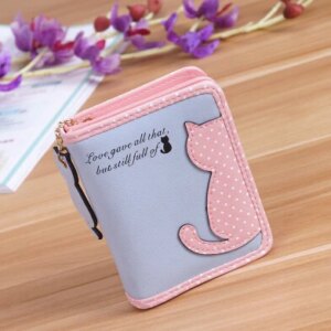 Ladies Cute Cat Wallets