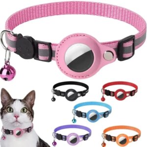 Cat-proofing Home Anti-Lost Cat Collar for Airtag GPS Tracker