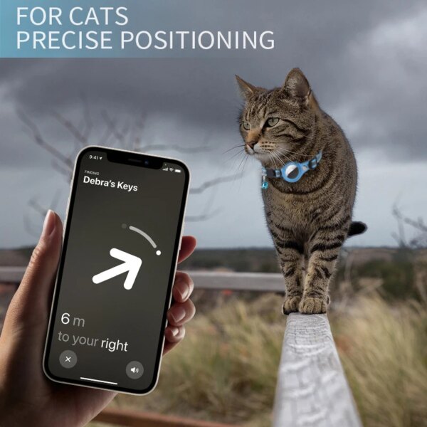 Anti-Lost Cat Collar for Airtag GPS Tracker