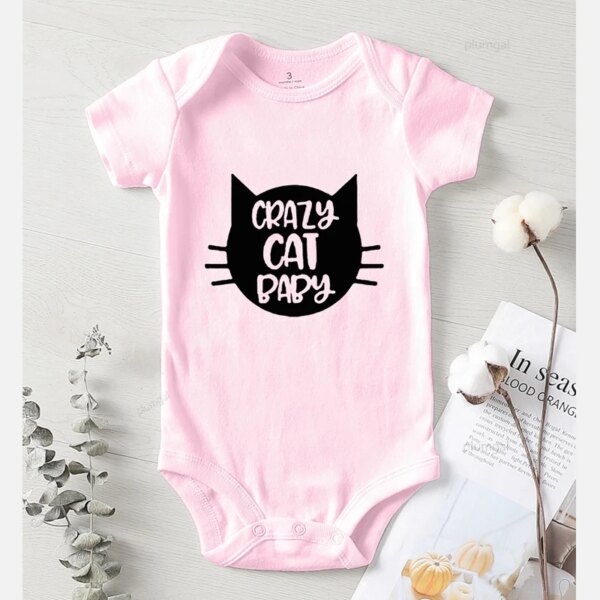 Crazy Cat Baby Romper Crazy Cat Baby Romper