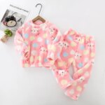 Winter Warm Girls Pajama Set