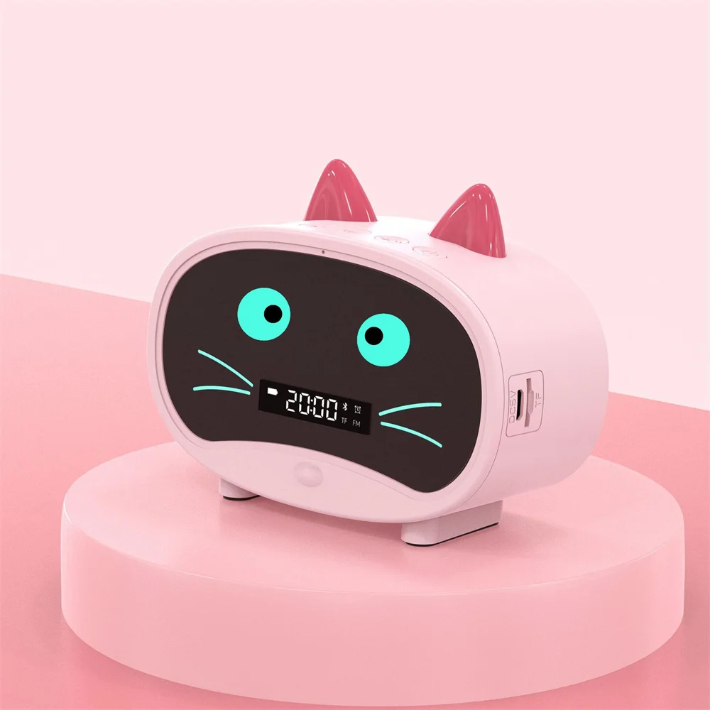 Kitty Cat Wireless Bluetooth Alarm Clock