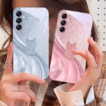 Cute Cat Phone Case for Samsung Galaxy – Tempered Glass