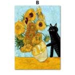 219875-dcrjdd.jpg Famous Art Cat Canvas Prints