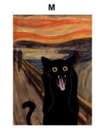 Famous Art Cat Canvas Prints