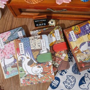 Kawaii Cat Magnetic Buckle Notebook