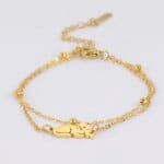 223836-vi37vk.jpg Stainless Steel Cute Cat Bracelet