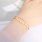 223836-xt1zwu.jpg Stainless Steel Cute Cat Bracelet