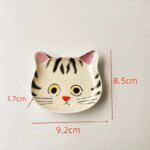 Japanese Cat Sauce Dish Ceramic Condiment Plate