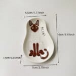 223987-28olye.jpg Japanese Style Cat Ceramic Sauce Dish