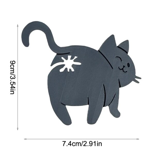 Funny 3D Cat Butt Bread Bag Clips