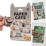 DIY Origami Paper Cat Folding Set