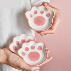 Japanese Cute Cat Paw Dipping Dish