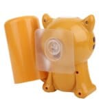Cartoon Cat Toothbrush Cup and Automatic Toothpaste Dispenser
