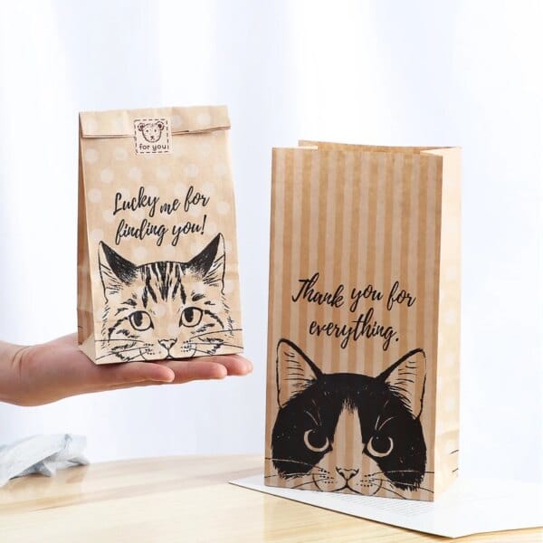 225169-olrnzg.jpg 10pcs Paper Kitty Cat Gift Bags