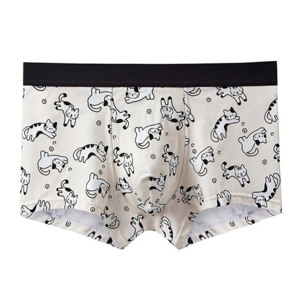 Mens Cute Cat Boxer Shorts