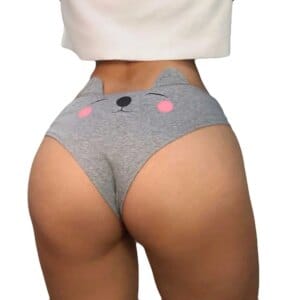 Cute Cotton Underwear With Cat Ears