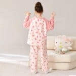 225358-lopnhu.jpg Hello Kitty Coral Fleece Pajama Set for Girl