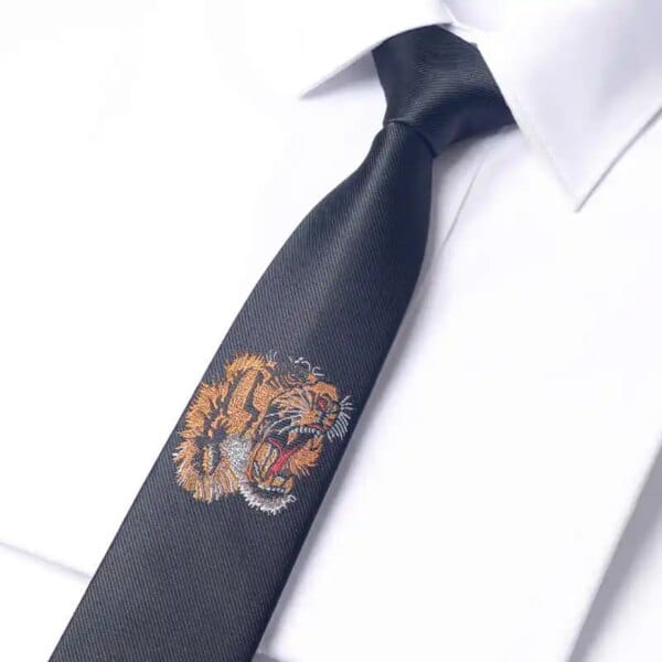 Embroidered Tie