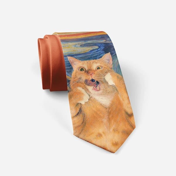 Cat Scream Tie