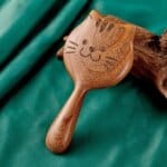 Sandalwood Cat Shape Scalp Massage Brush