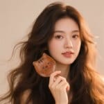 cute cat sandalwood air cushion hair comb