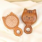 cute cat sandalwood air cushion hair comb