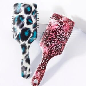 Balinese Cat Home leopard print air cushion hair brush