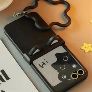 Cute Cat Ears Flip Phone Case