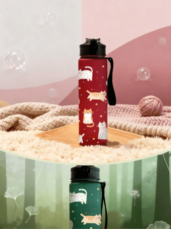 Cute 3D Cat Water Bottle
