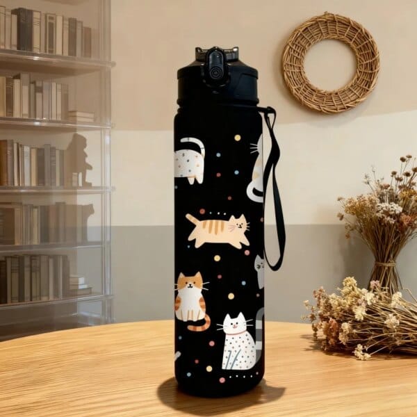 Cute 3D Cat Water Bottle