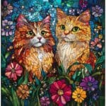 DIY 5D Cat Mosaic Diamond Painting Kit